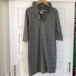 Gretchen Scott Jersey Ruffneck Dress M